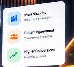 More visibility, better engagement, higher conversions
